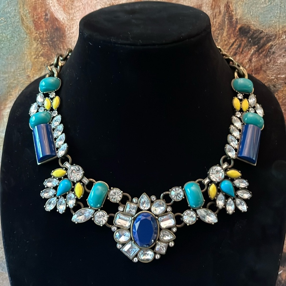 Mark Avon Choker Necklace Statement Rhinestones